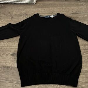 Children’s Place lightweight BLACK boys v neck sweater size 10/12